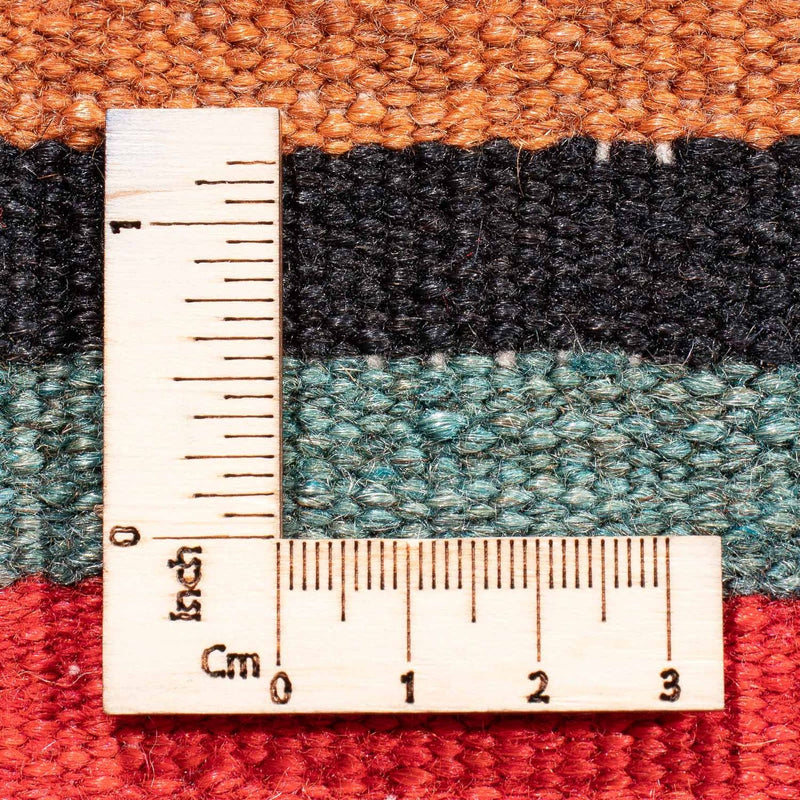 Biegacz Dywan Kelim - Stary - 300 x 122 cm - wielokolorowy