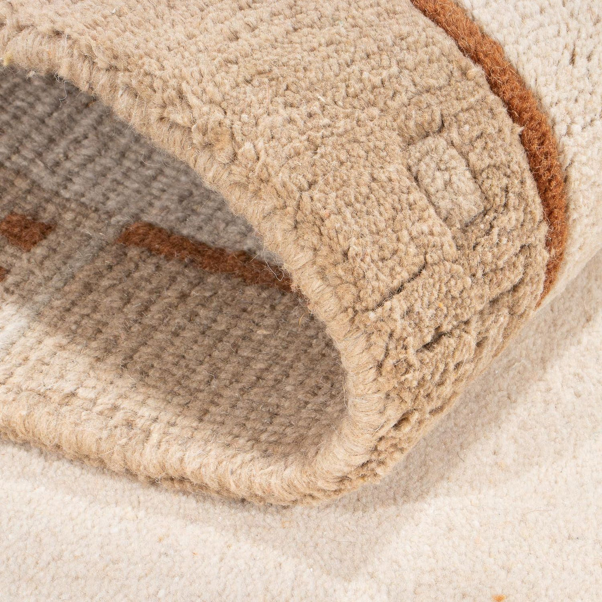 Dywan z Nepalu - 150 x 80 cm - beżowy