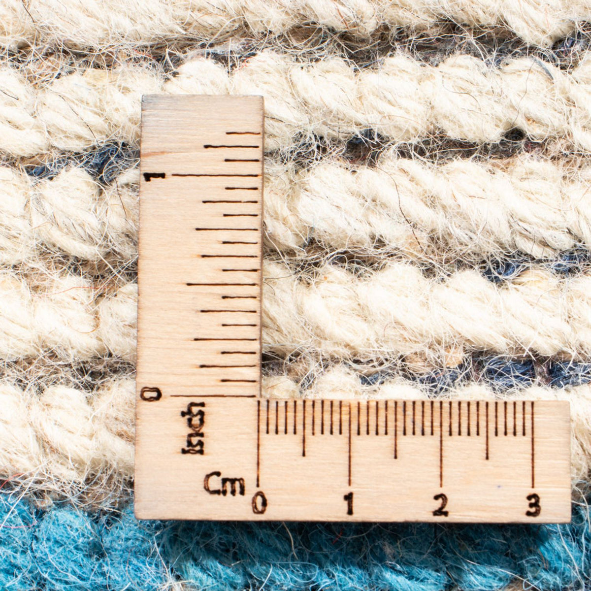 Dywan z Nepalu - 140 x 70 cm - turkusowy