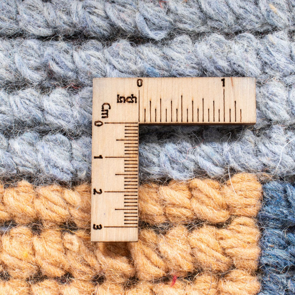 Dywan z Nepalu - 140 x 70 cm - niebieski