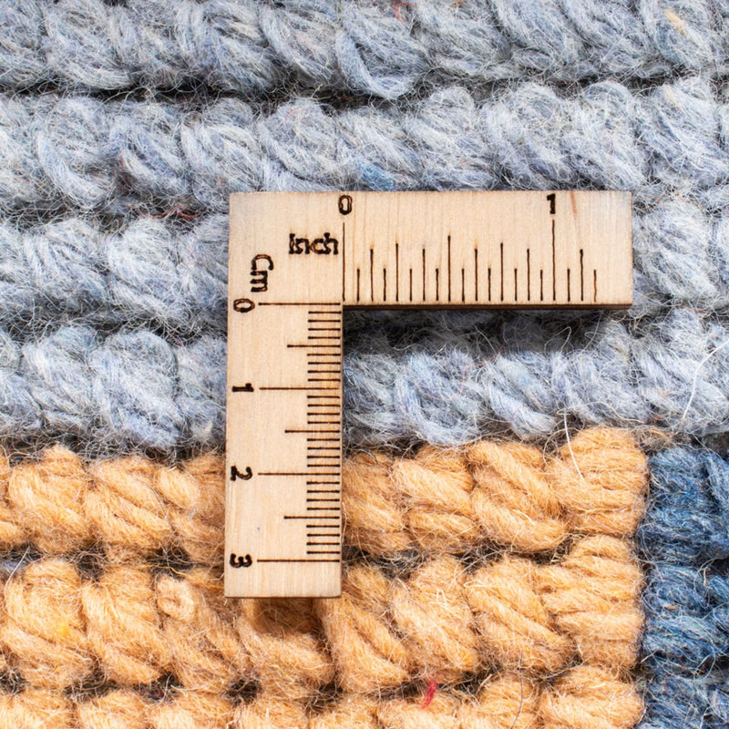 Dywan z Nepalu - 140 x 70 cm - niebieski