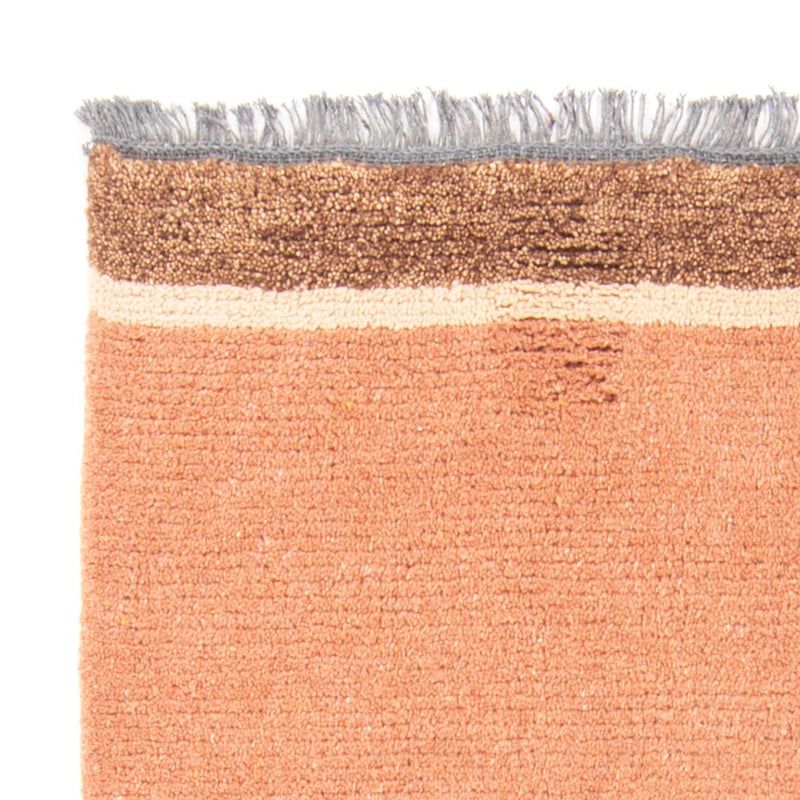 Dywan z Nepalu - 140 x 70 cm - łososiowy