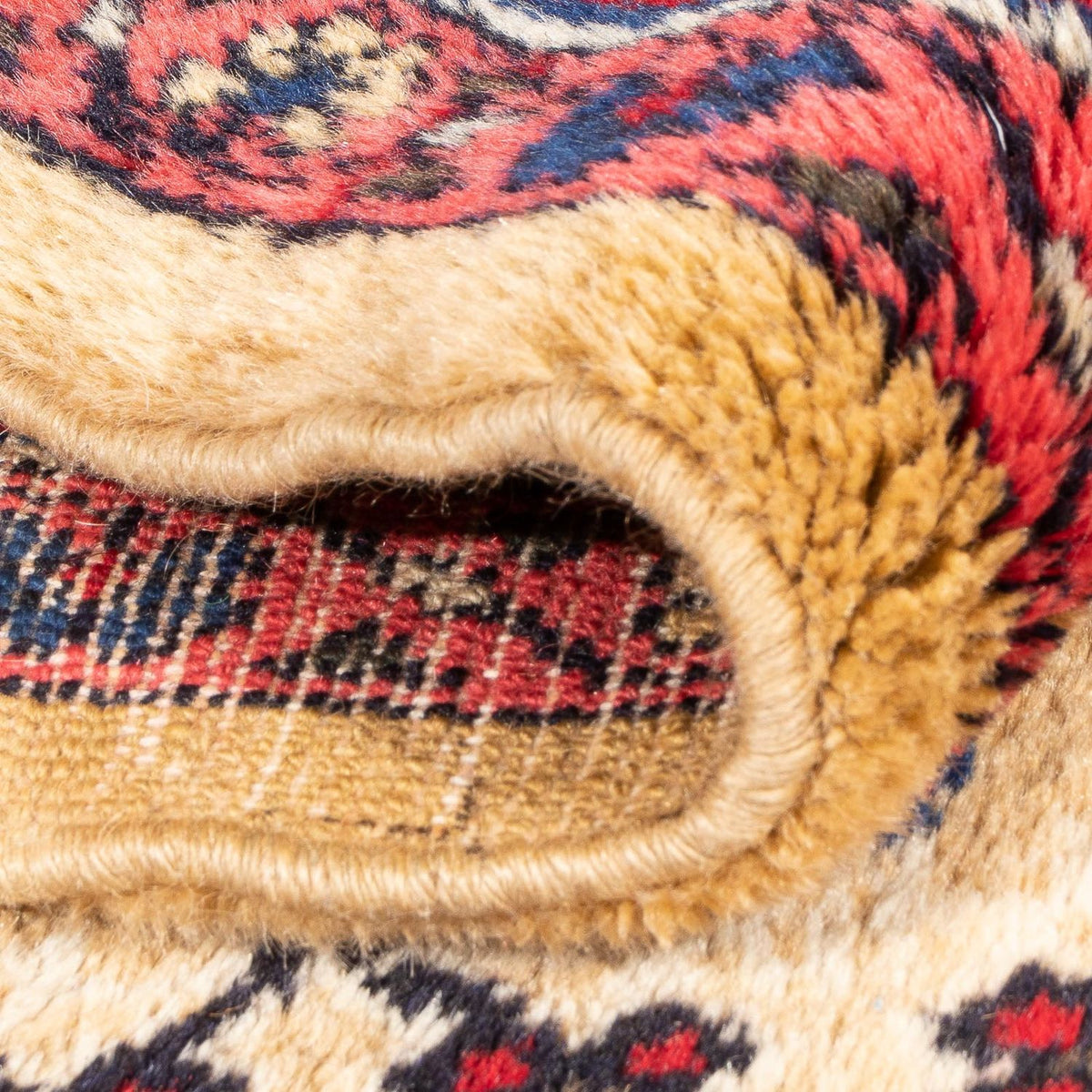 Perski dywan - Nomadyczny kwadratowy  - 147 x 131 cm - beżowy