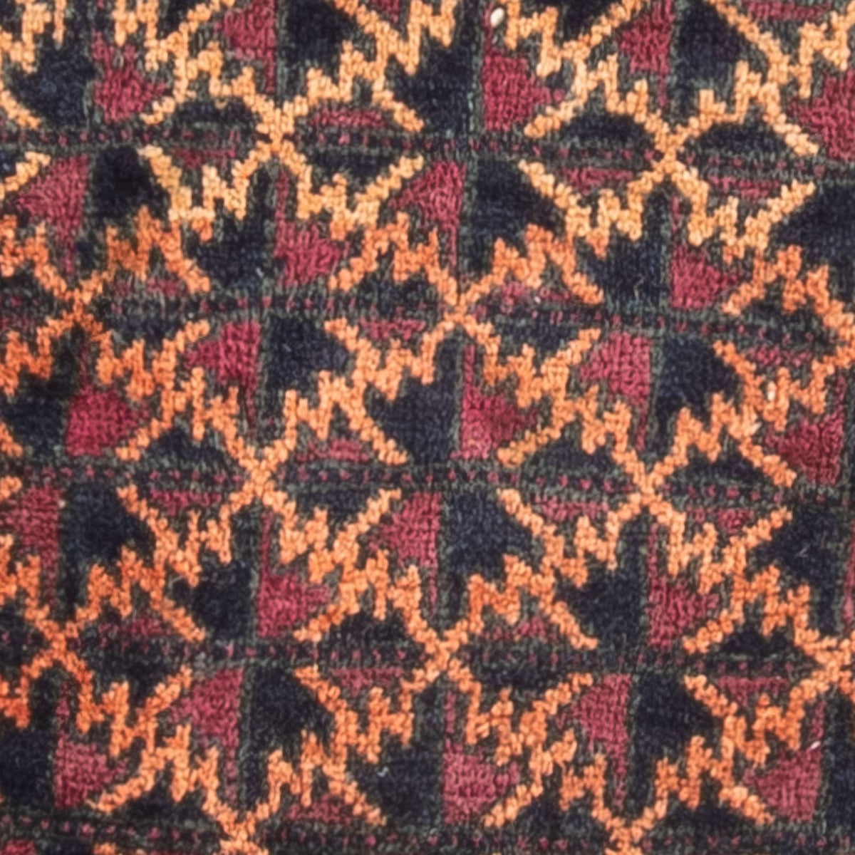 Dywan beludżycki kwadratowy  - 70 x 60 cm - wielokolorowy