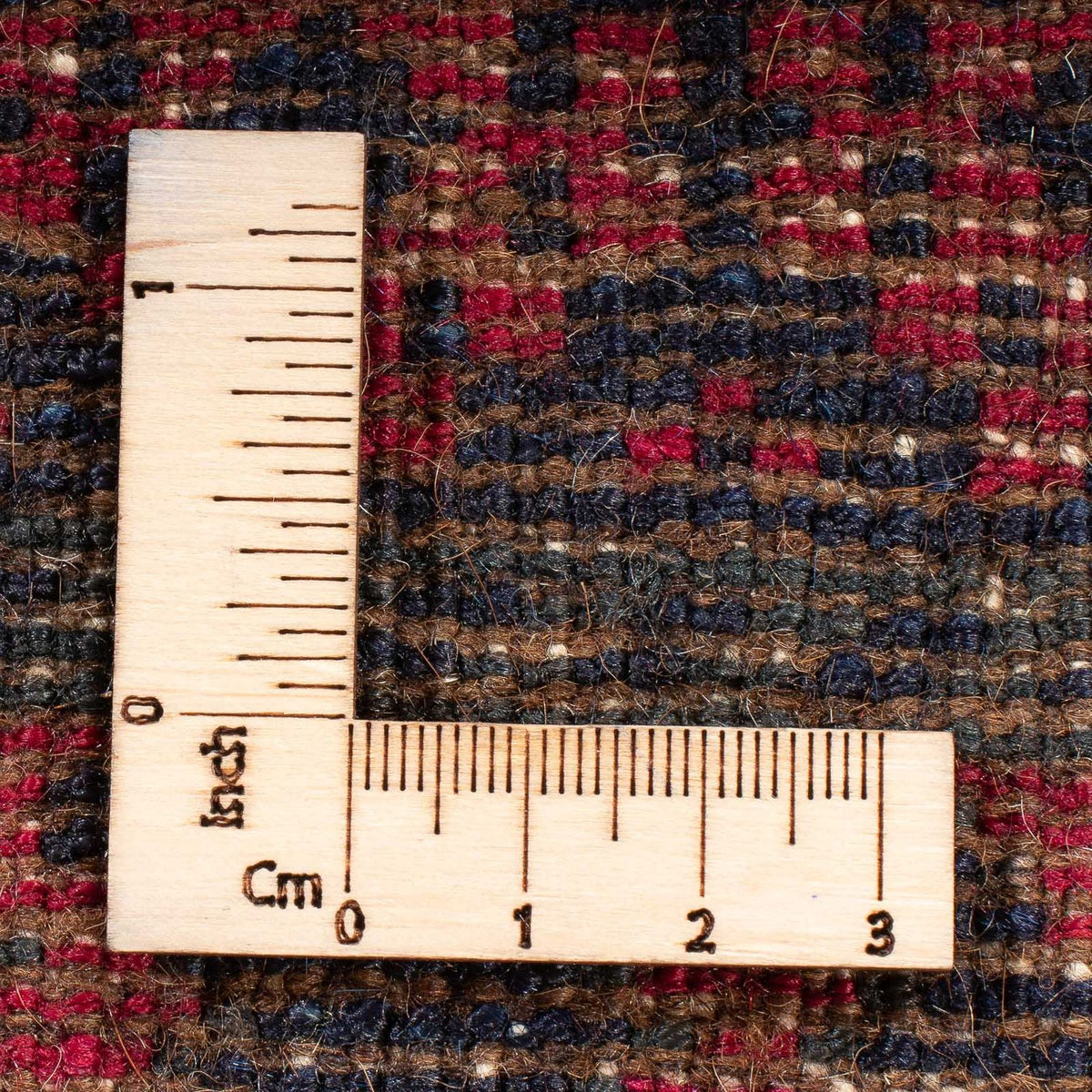 Dywan beludżycki kwadratowy  - 70 x 60 cm - wielokolorowy