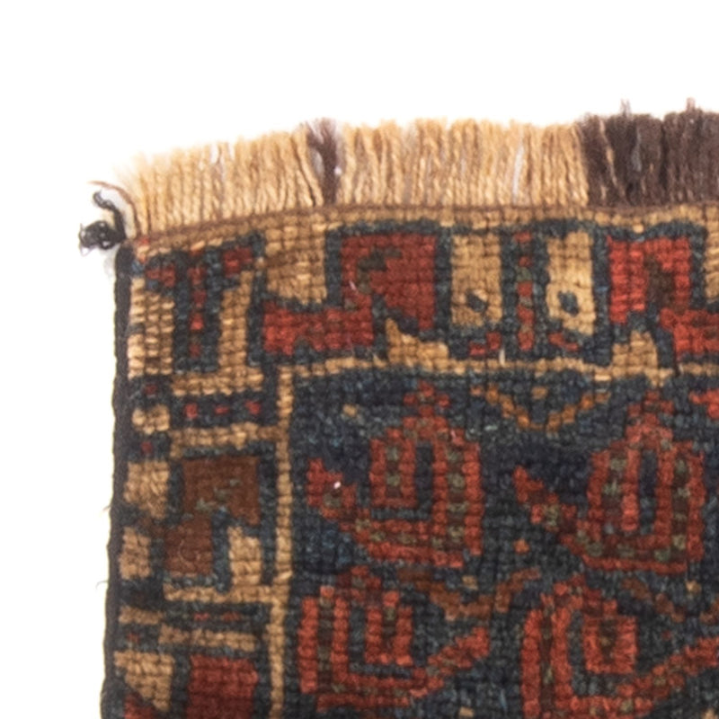 Dywan afgański kwadratowy  - 32 x 20 cm - wielokolorowy