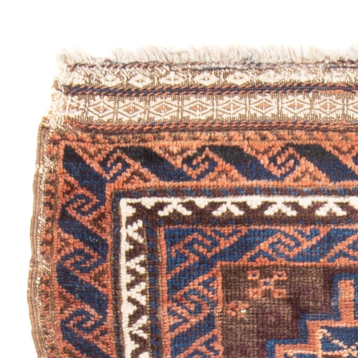 Dywan beludżycki - 103 x 58 cm - brązowy