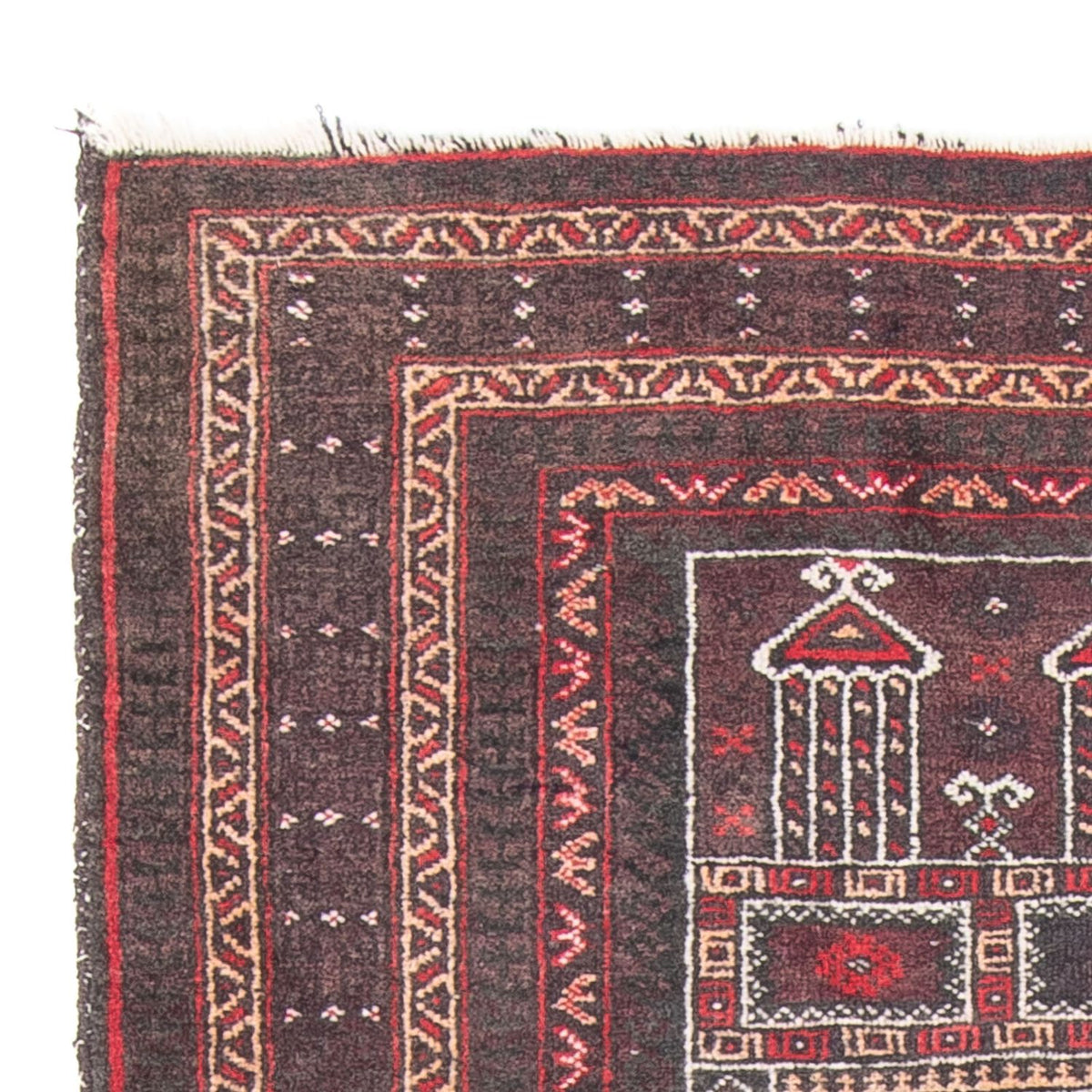 Dywan beludżycki - 136 x 90 cm - wielokolorowy