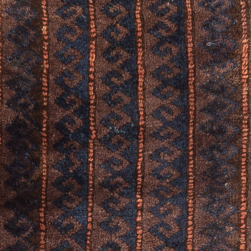 Dywan afgański - 100 x 61 cm - brązowy