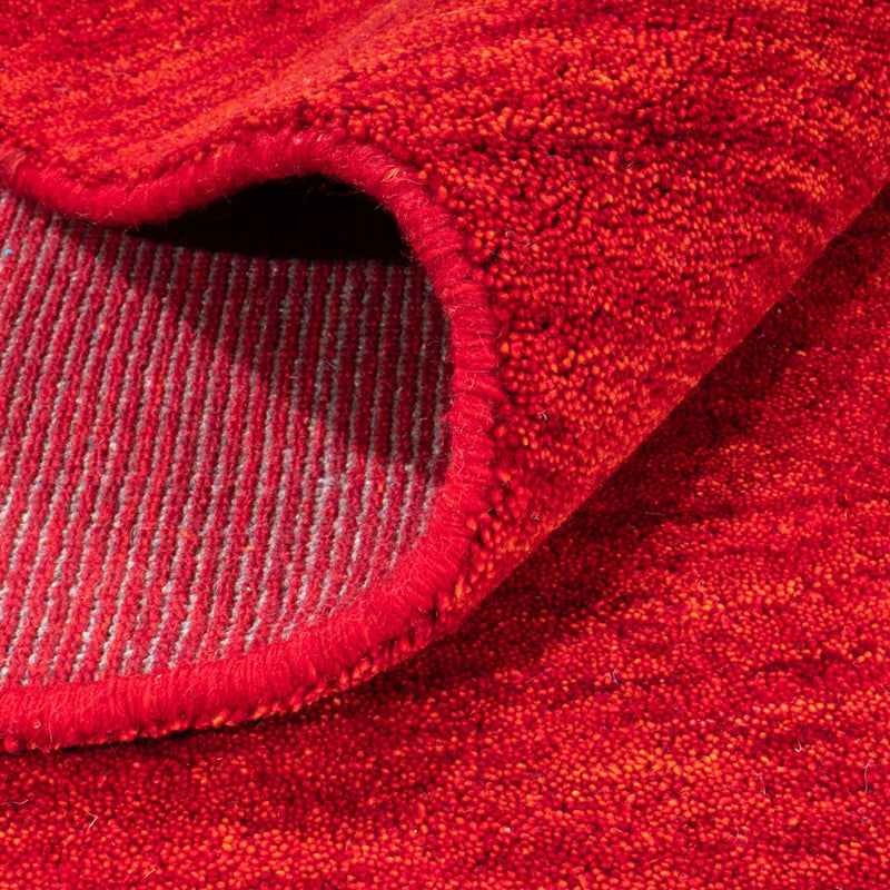 Dywan Gabbeh - Miękki kwadratowy  - 200 x 200 cm - czerwony