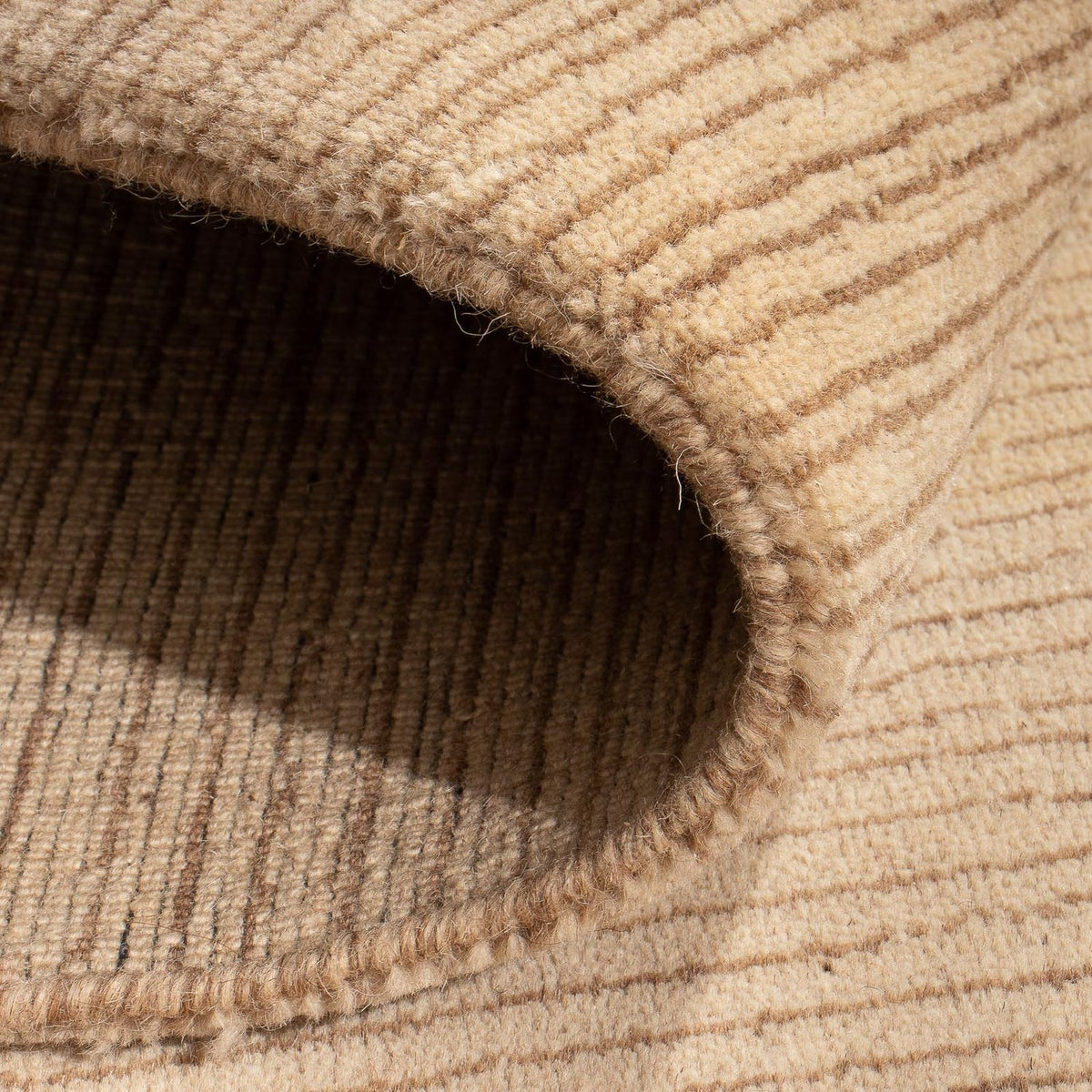 Dywan Gabbeh - Miękki - 168 x 117 cm - beżowy