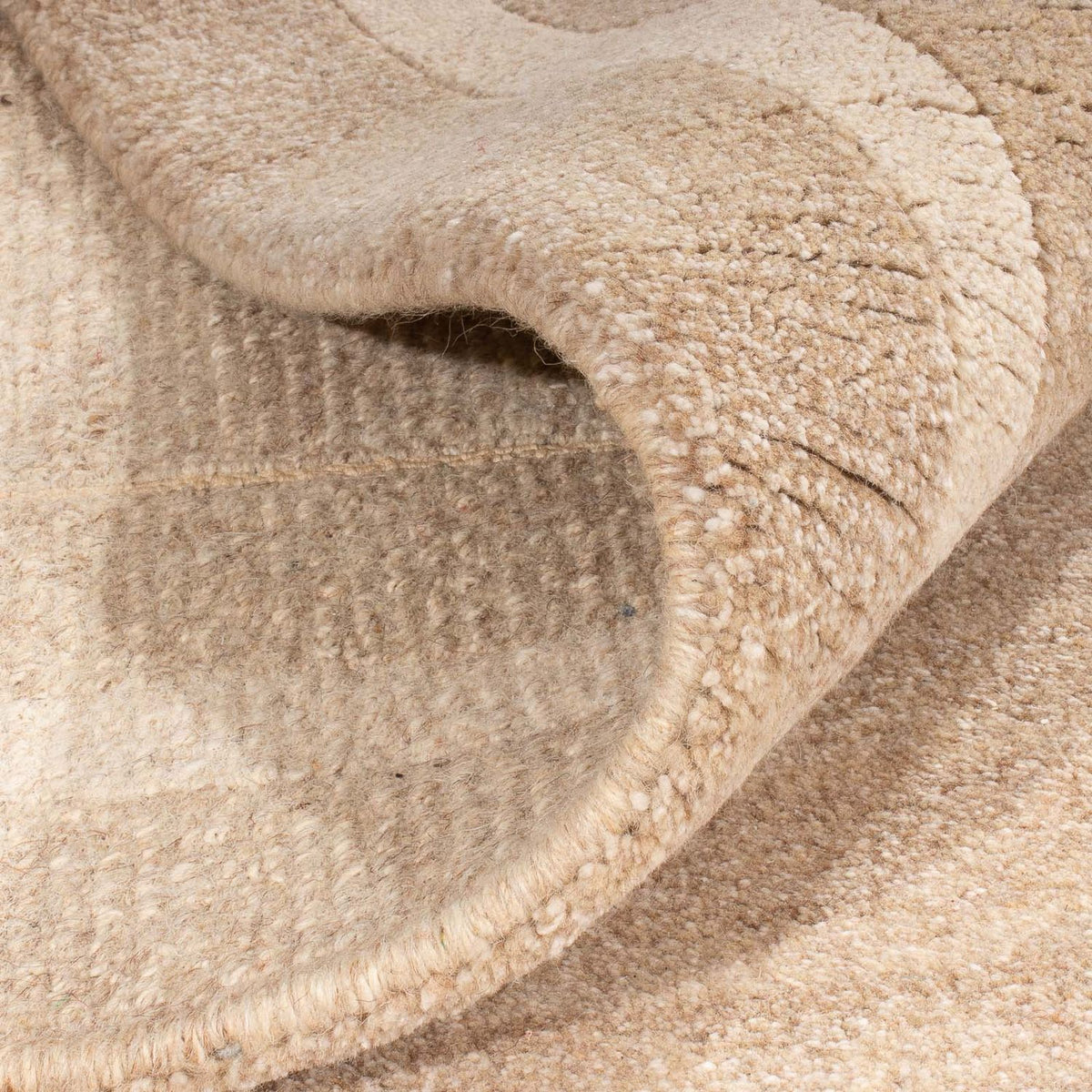 Dywan z Nepalu - 200 x 143 cm - beżowy