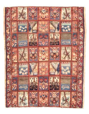 Dywan perski - Ghom - 128 x 105 cm - wielokolorowy