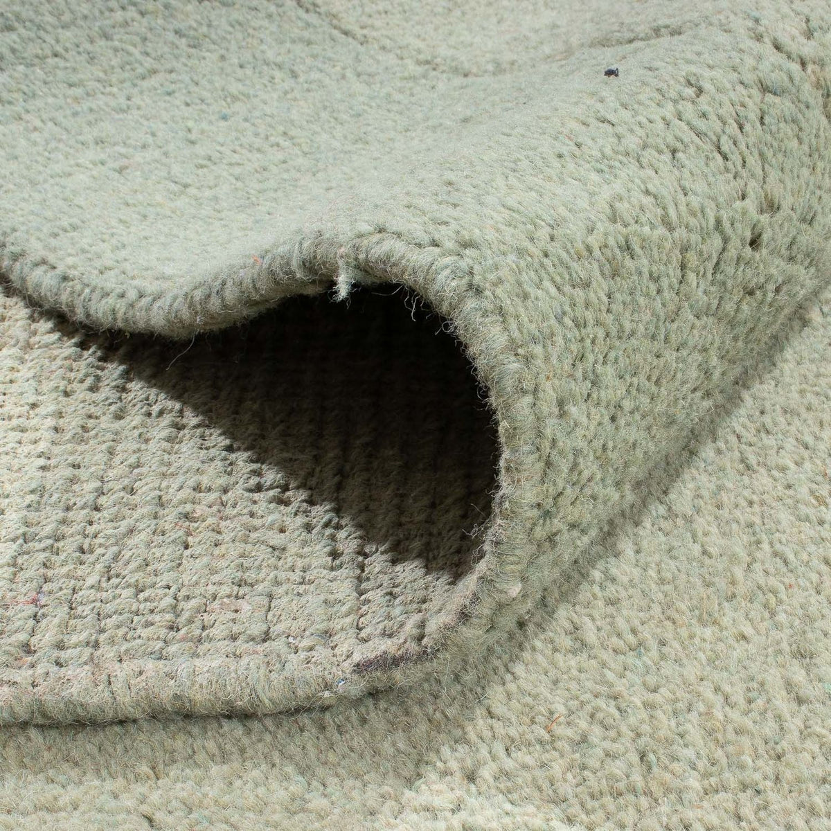 Dywan z Nepalu - 240 x 170 cm - oliwkowa zieleń