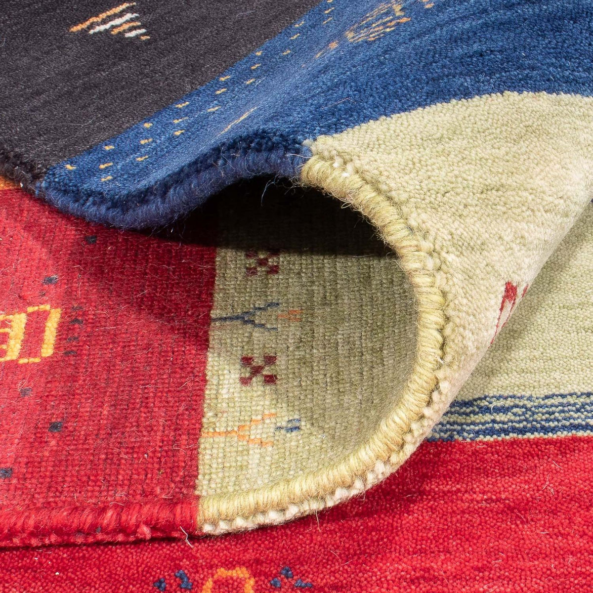 Dywan Gabbeh - Loribaft Softy - 242 x 170 cm - wielokolorowy