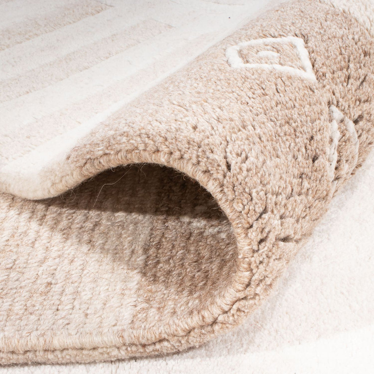 Dywan z Nepalu - 233 x 171 cm - natura