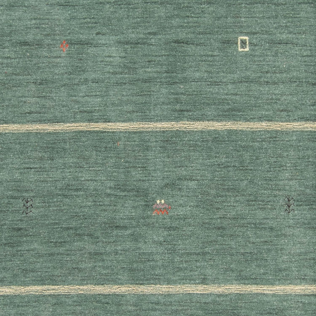 Dywan Gabbeh - Loribaft Softy - 250 x 200 cm - zielona