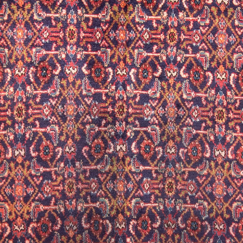 Biegacz Perski dywan - Nomadyczny - 372 x 153 cm - ciemnoniebieski