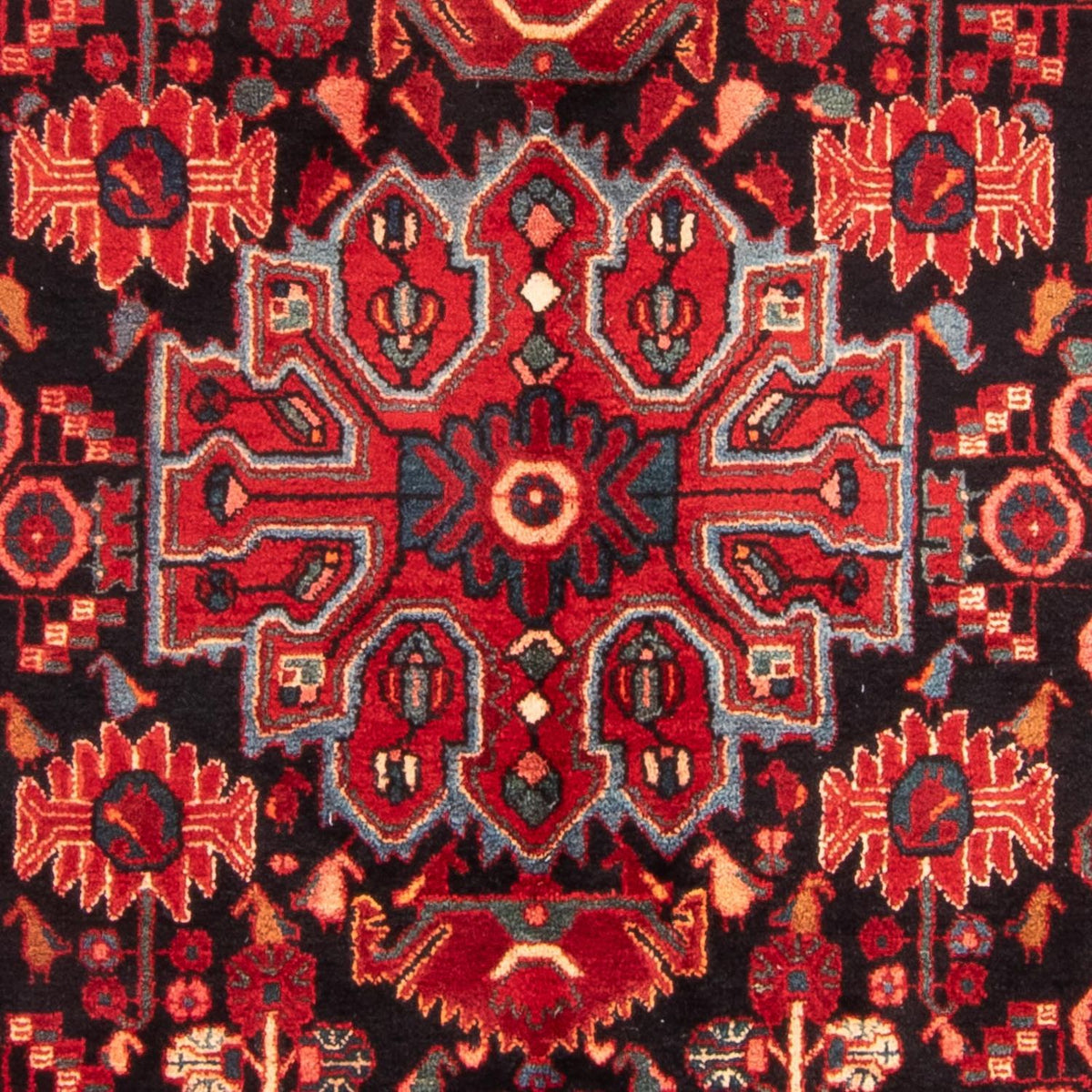 Biegacz Perski dywan - Nomadyczny - 287 x 154 cm - ciemnoniebieski