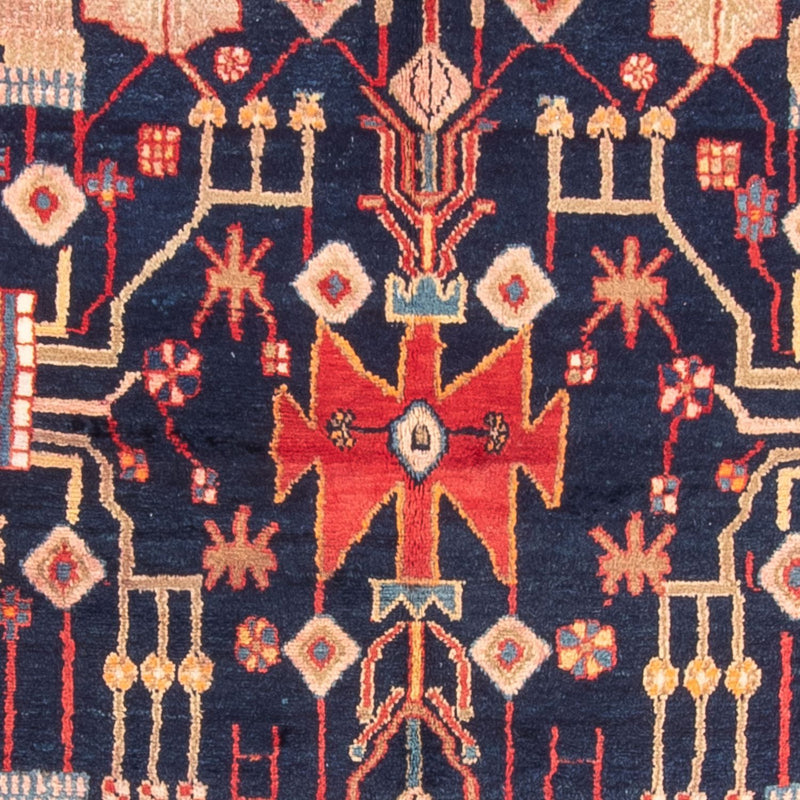 Perski dywan - Nomadyczny - 274 x 150 cm - ciemnoniebieski