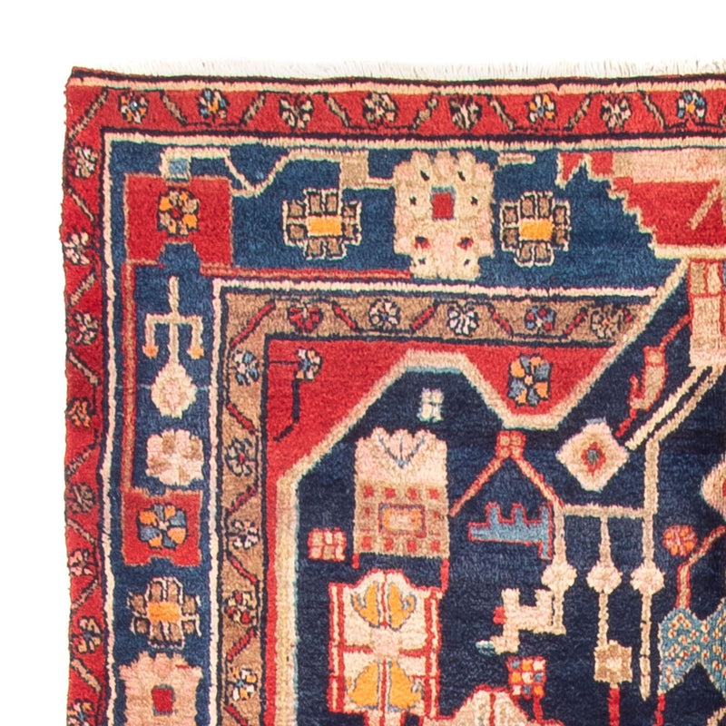 Perski dywan - Nomadyczny - 274 x 150 cm - ciemnoniebieski