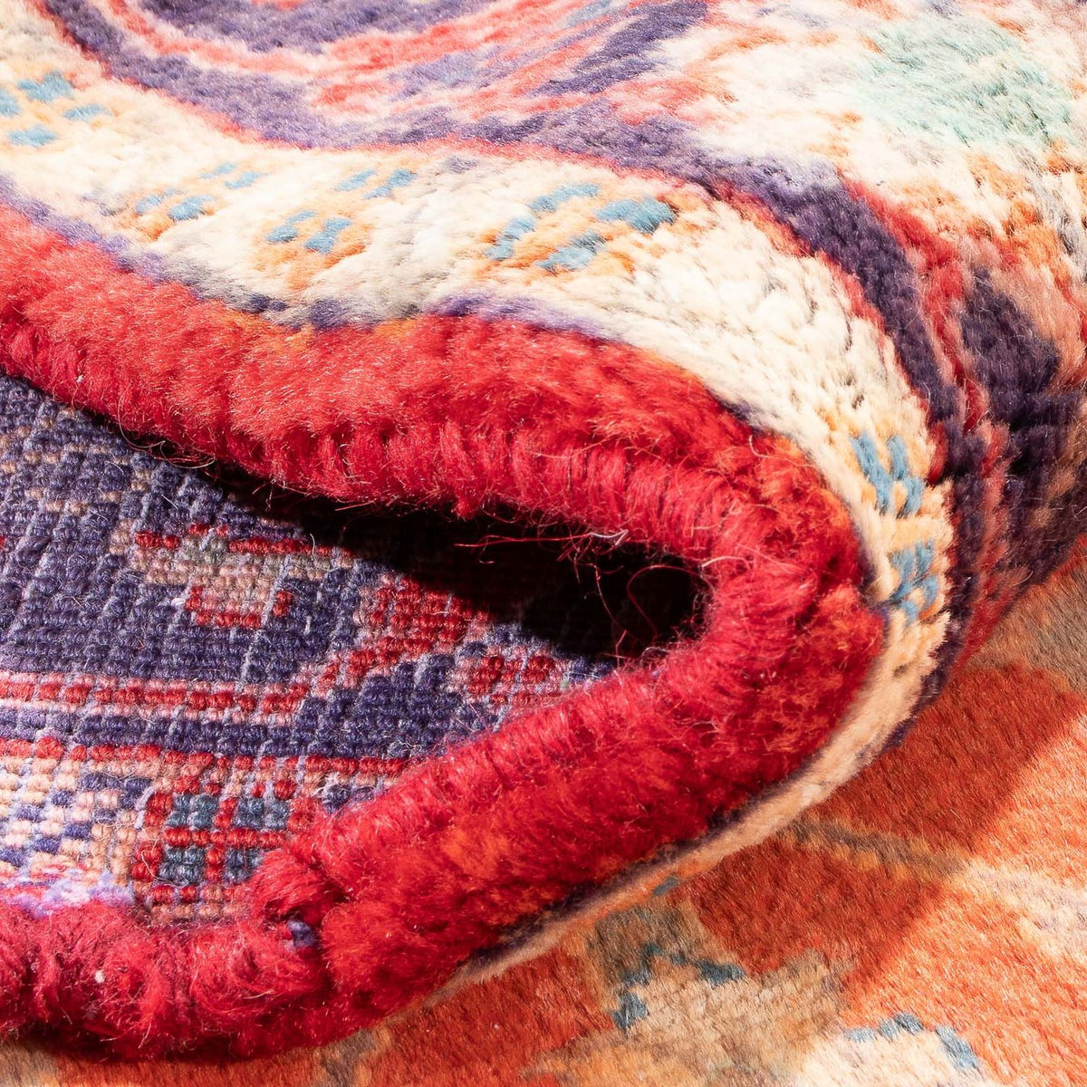 Biegacz Dywan perski - Klasyczny - 433 x 82 cm - czerwony