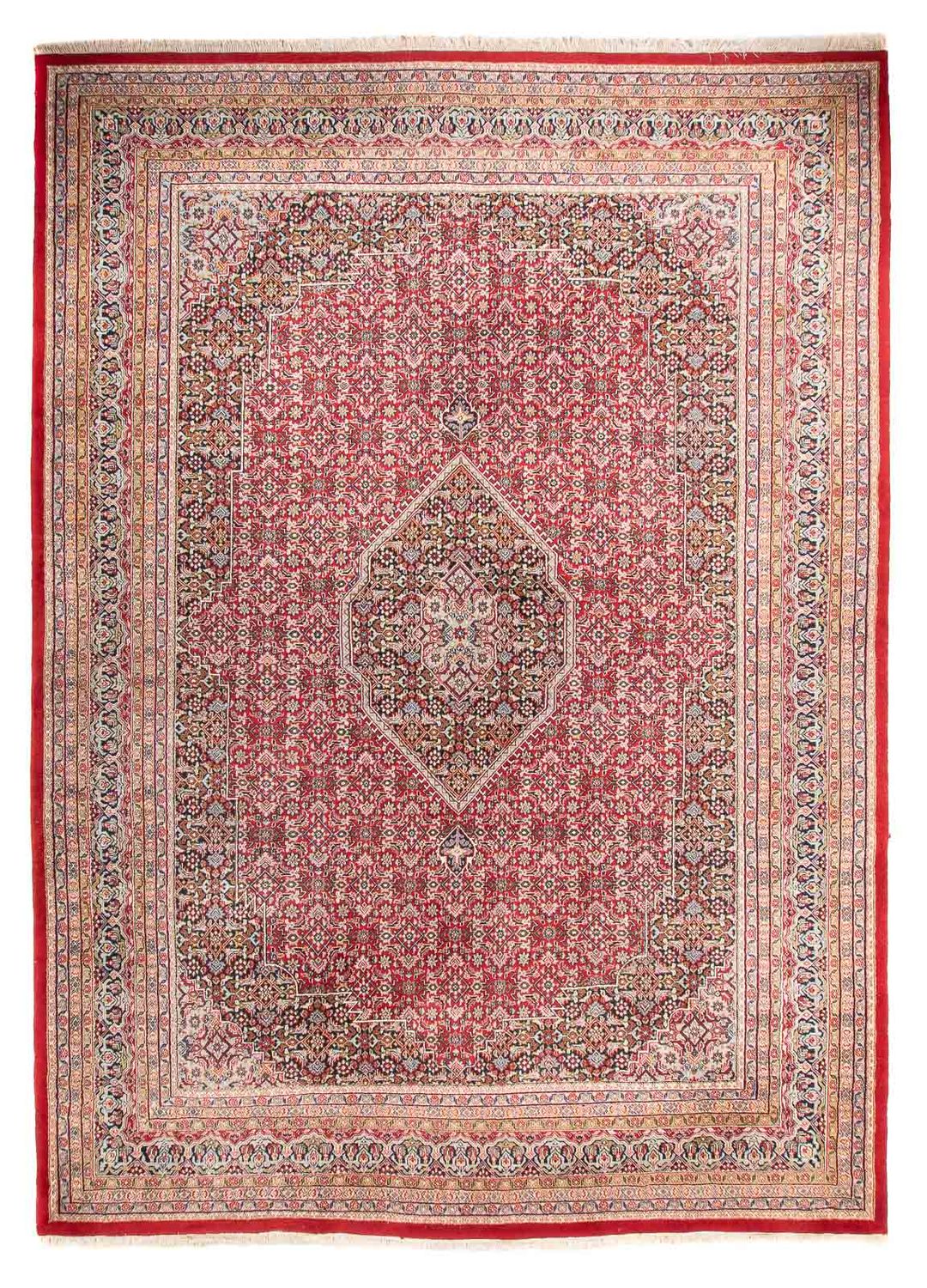 Orientalny dywan - Bijar - Indus - 407 x 305 cm - czerwony