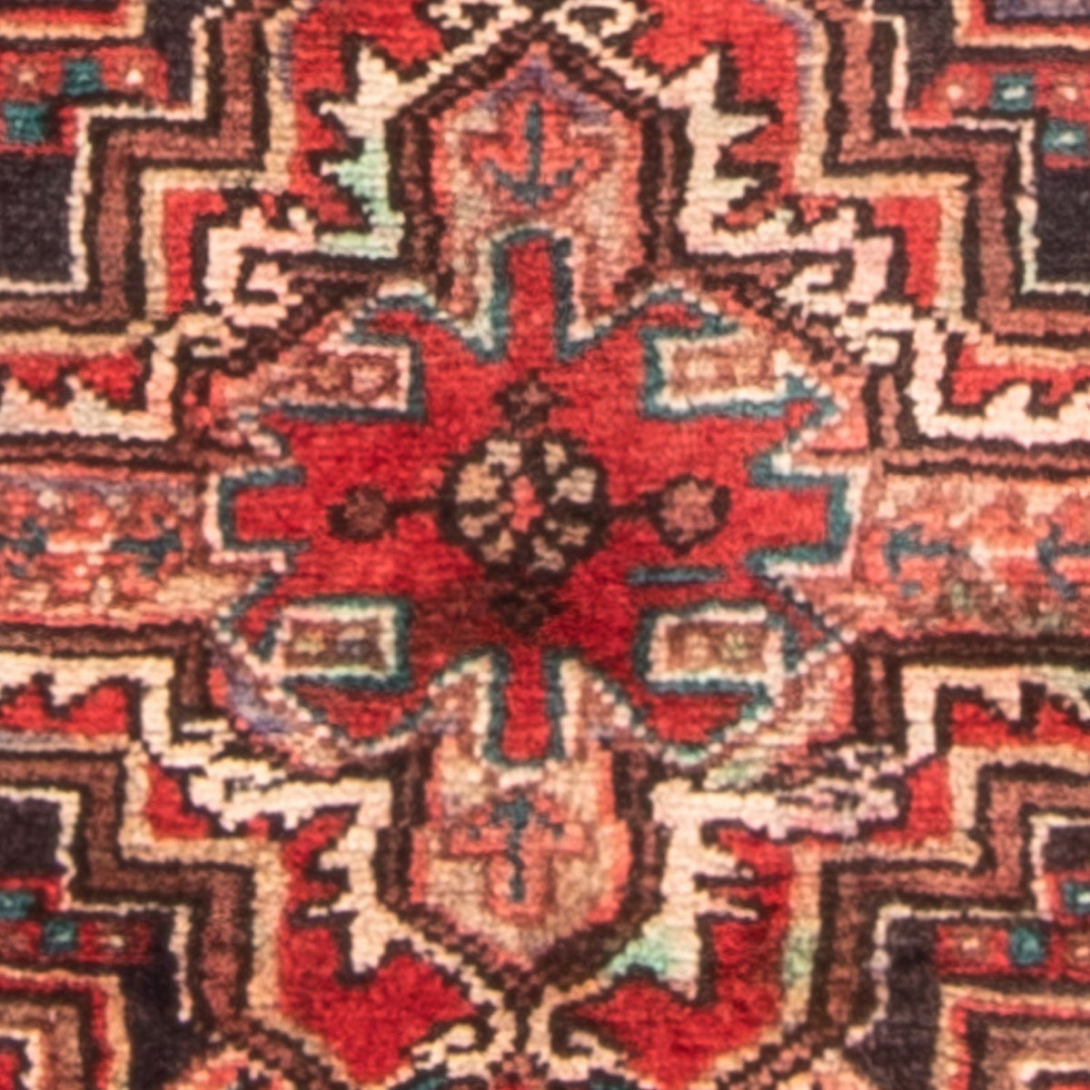 Perski dywan - Nomadyczny - 144 x 98 cm - czerwony