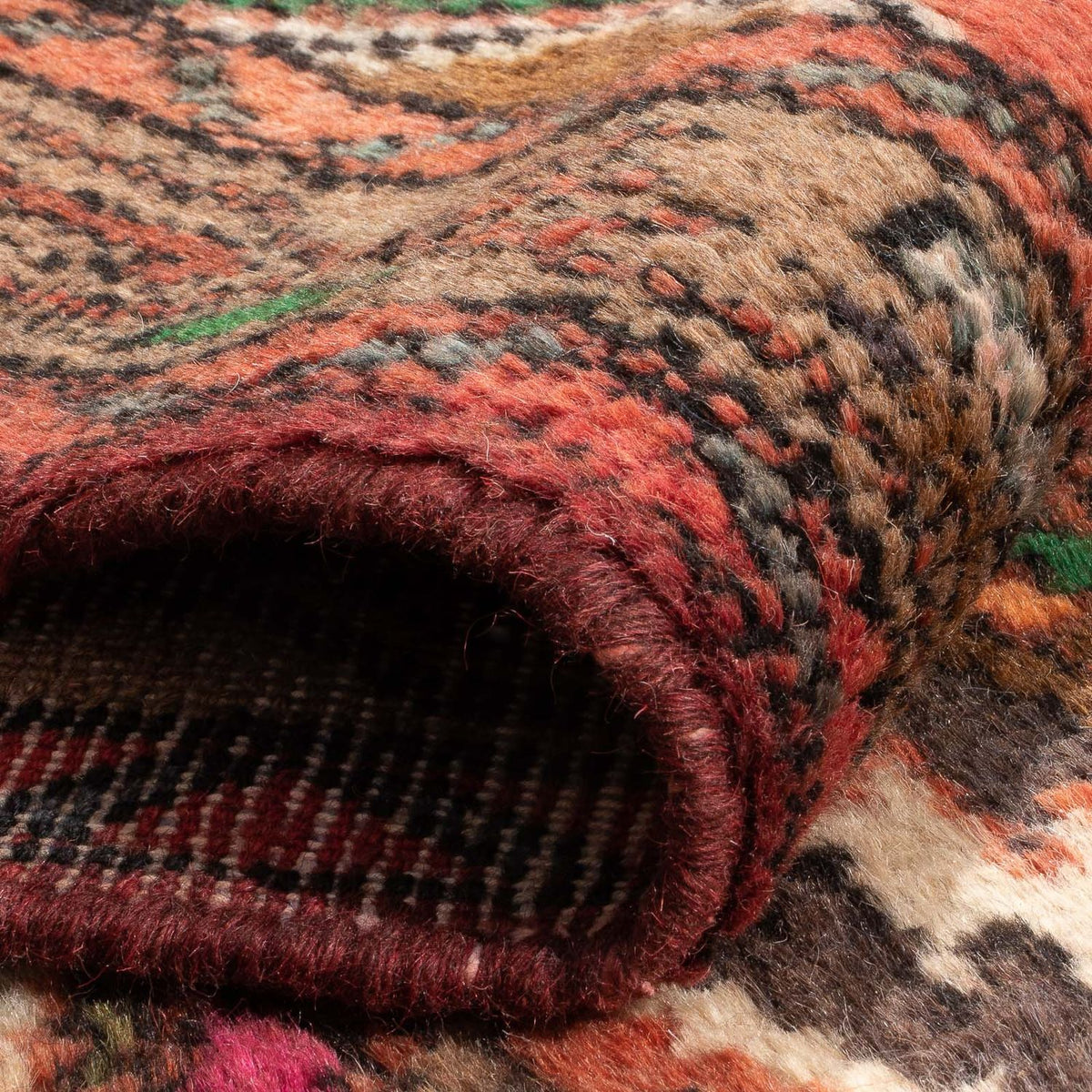 Biegacz Perski dywan - Nomadyczny - 287 x 81 cm - wielokolorowy