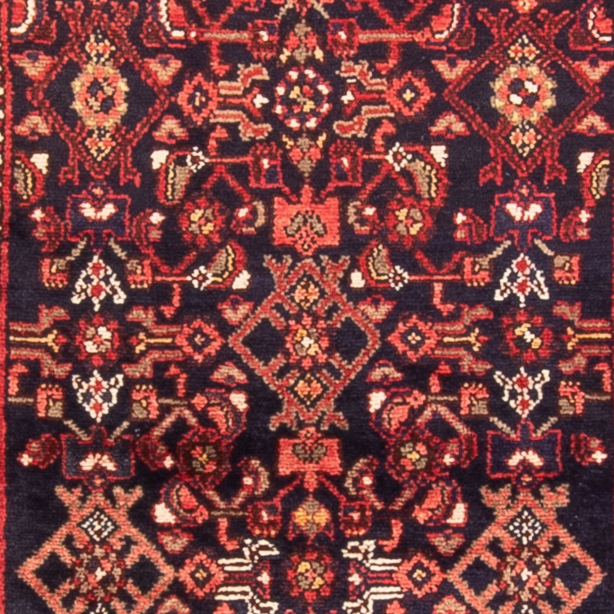 Biegacz Perski dywan - Nomadyczny - 412 x 105 cm - ciemnoniebieski