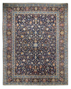 Kashan Dywan 300x390cm - Dywan perski - Prostokątny / Ciemnoniebieski / 300 x 390 cm Prostokątny
