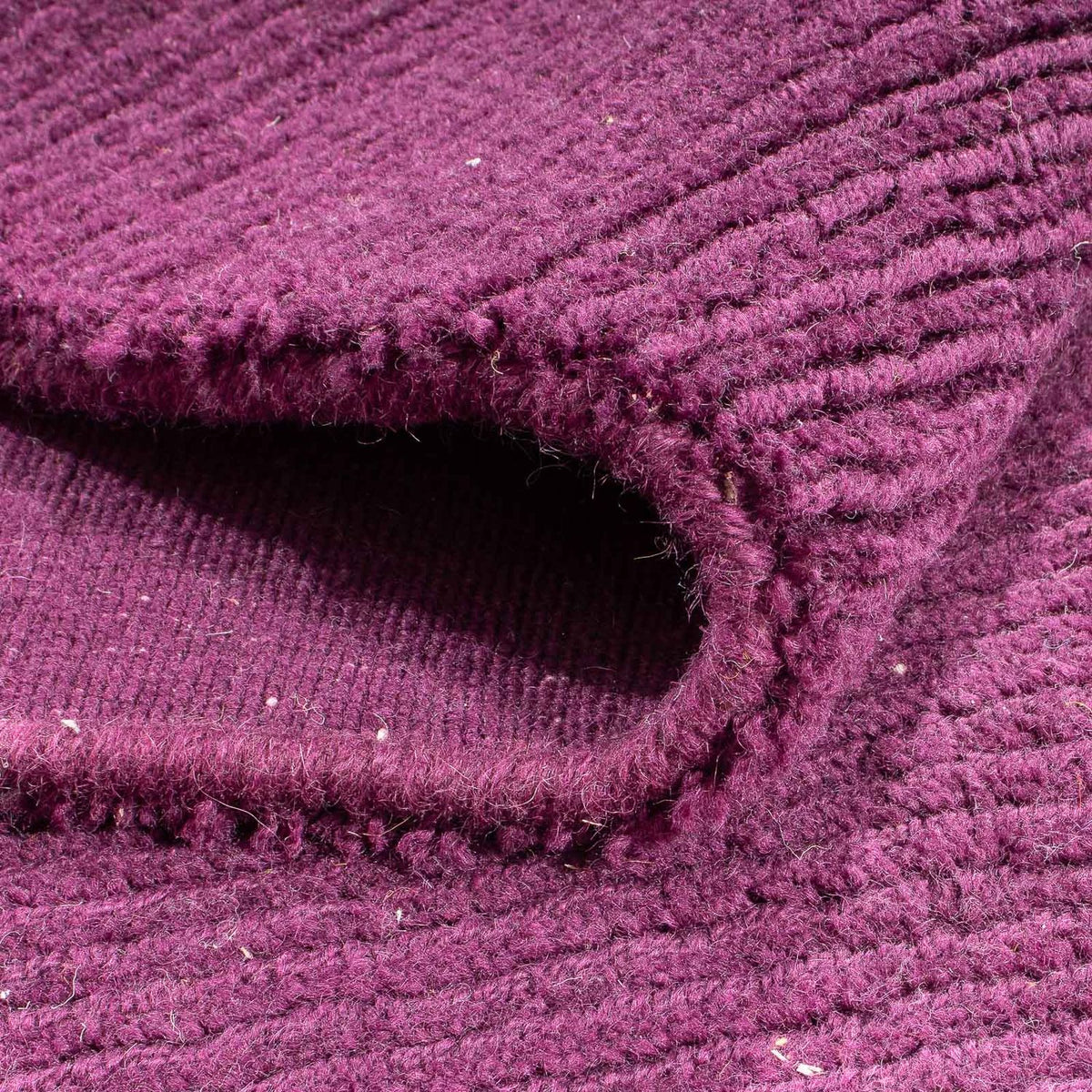 Biegacz Dywan Gabbeh - Miękki - 245 x 85 cm - fioletowy