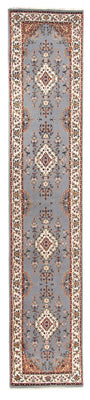 Biegacz Orientalny dywan - Indus - 400 x 80 cm - jasnoniebieski