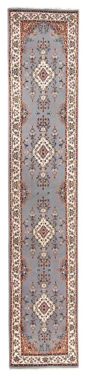 Biegacz Orientalny dywan - Indus - 400 x 80 cm - jasnoniebieski