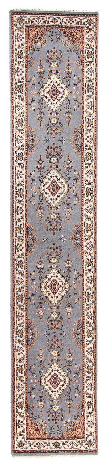 Biegacz Orientalny dywan - Indus - 400 x 80 cm - jasnoniebieski