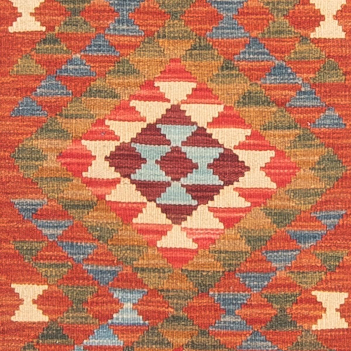 Biegacz Dywan Kelim - Splash - 300 x 80 cm - wielokolorowy