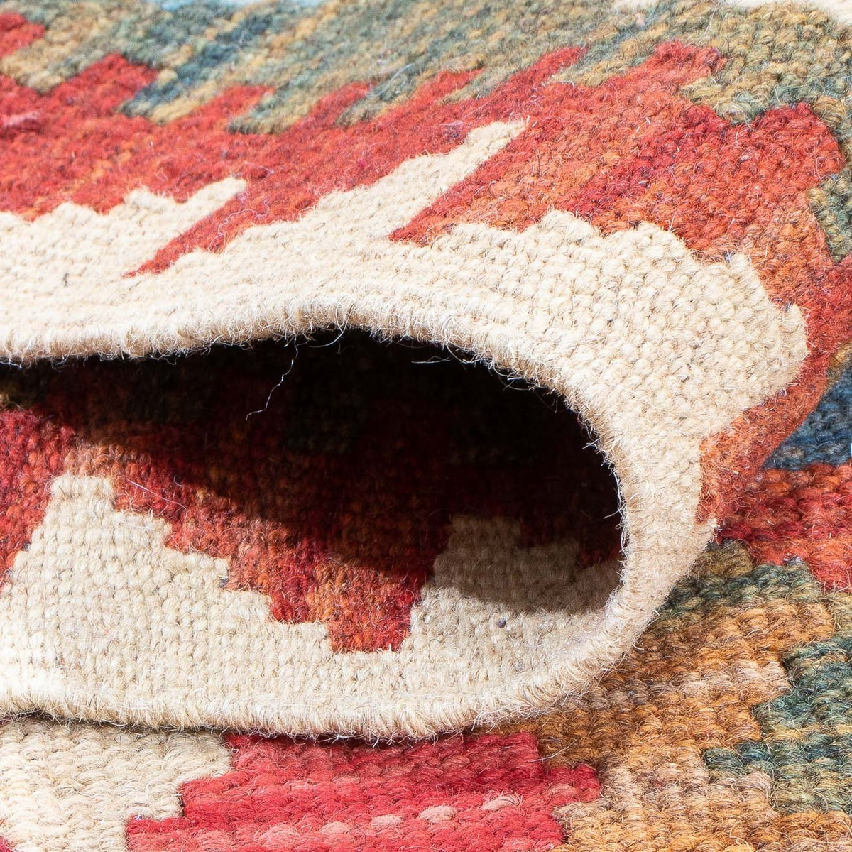 Biegacz Dywan Kelim - Splash - 300 x 80 cm - wielokolorowy