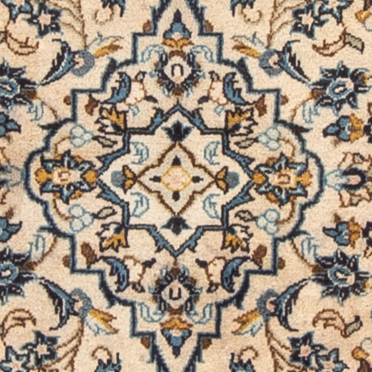 Dywan perski - Keshan - 150 x 100 cm - beżowy