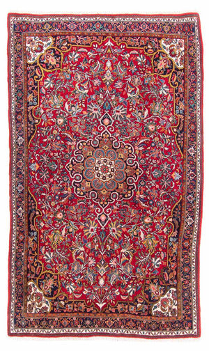 Dywan perski - Bijar - 212 x 128 cm - czerwony