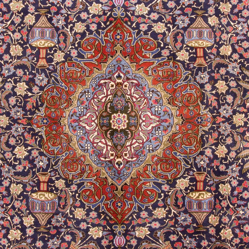 Dywan perski - Klasyczny - 388 x 298 cm - ciemnoniebieski