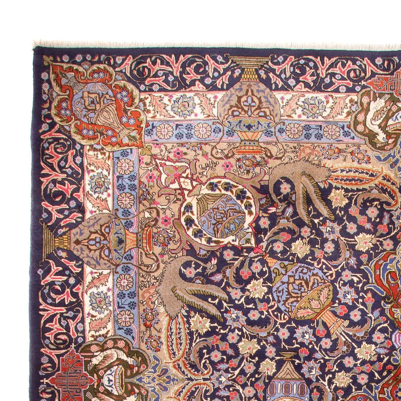 Dywan perski - Klasyczny - 388 x 298 cm - ciemnoniebieski