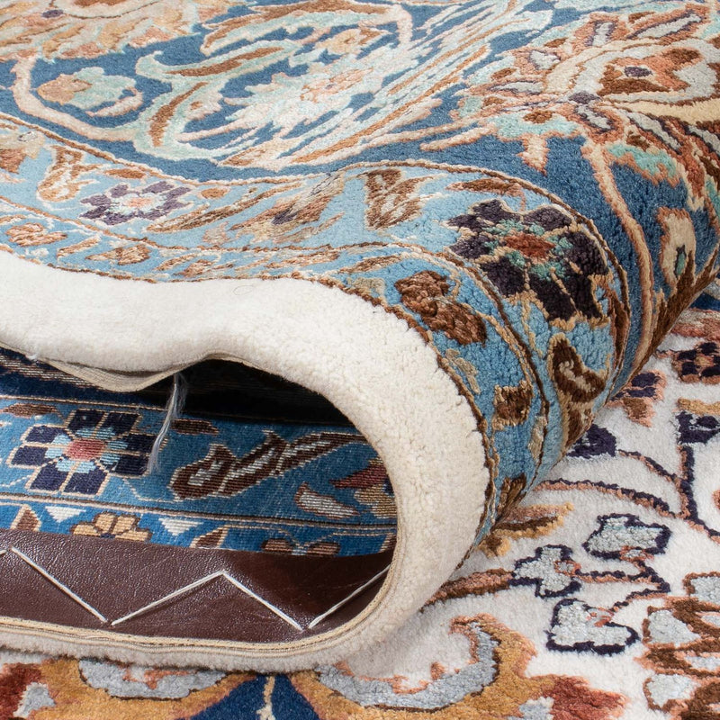 Dywan z jedwabiu - jedwab chiński - 275 x 185 cm - kremowy