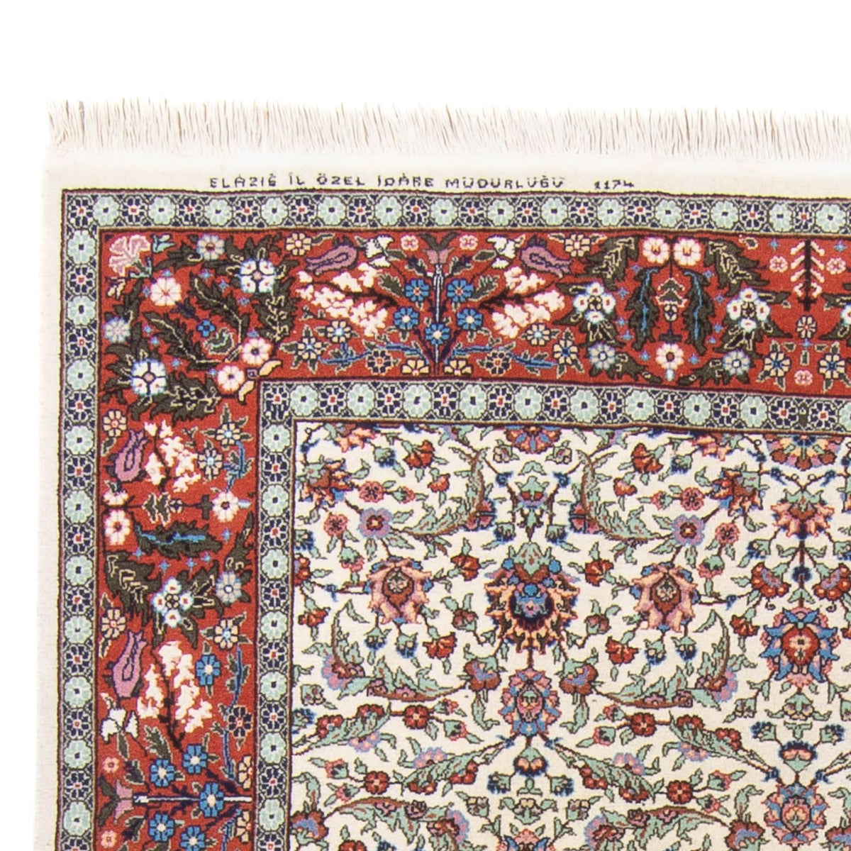 Orientalny dywan - Hereke - 230 x 143 cm - beżowy