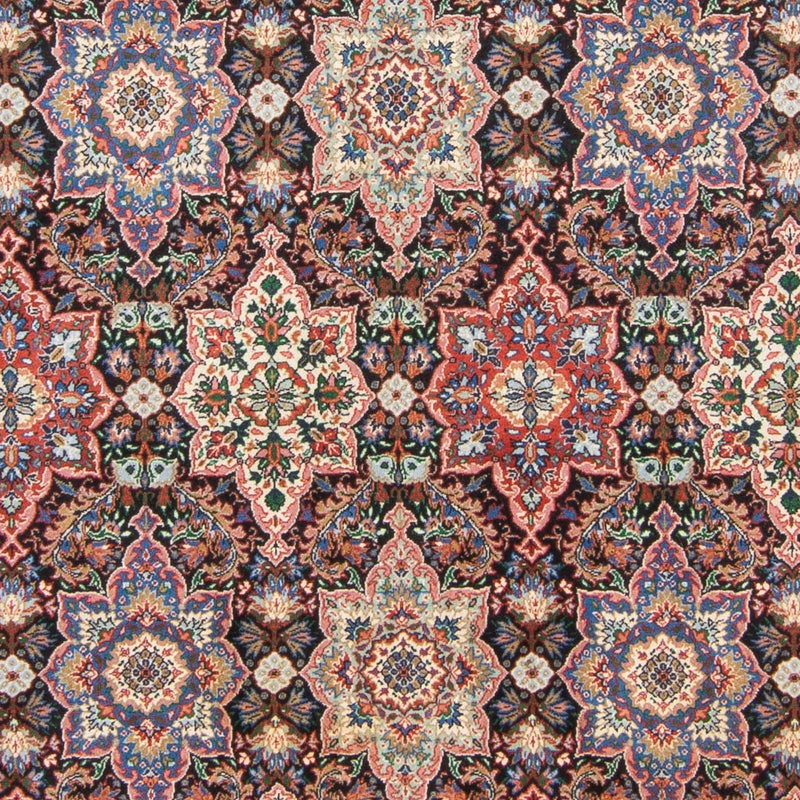 Orientalny dywan - Hereke - 252 x 176 cm - ciemnoniebieski