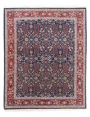 Orientalny dywan - Hereke - 230 x 176 cm - ciemnoniebieski