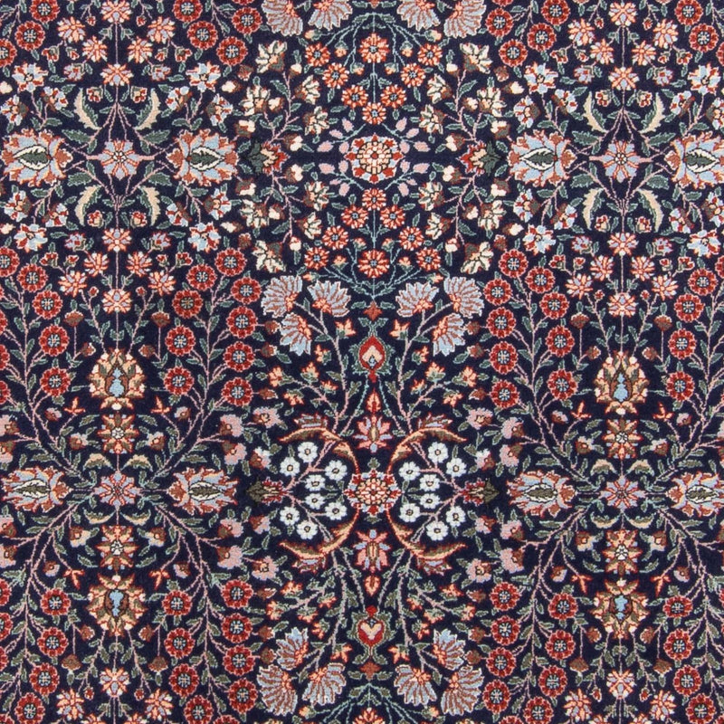 Orientalny dywan - Hereke - 230 x 176 cm - ciemnoniebieski