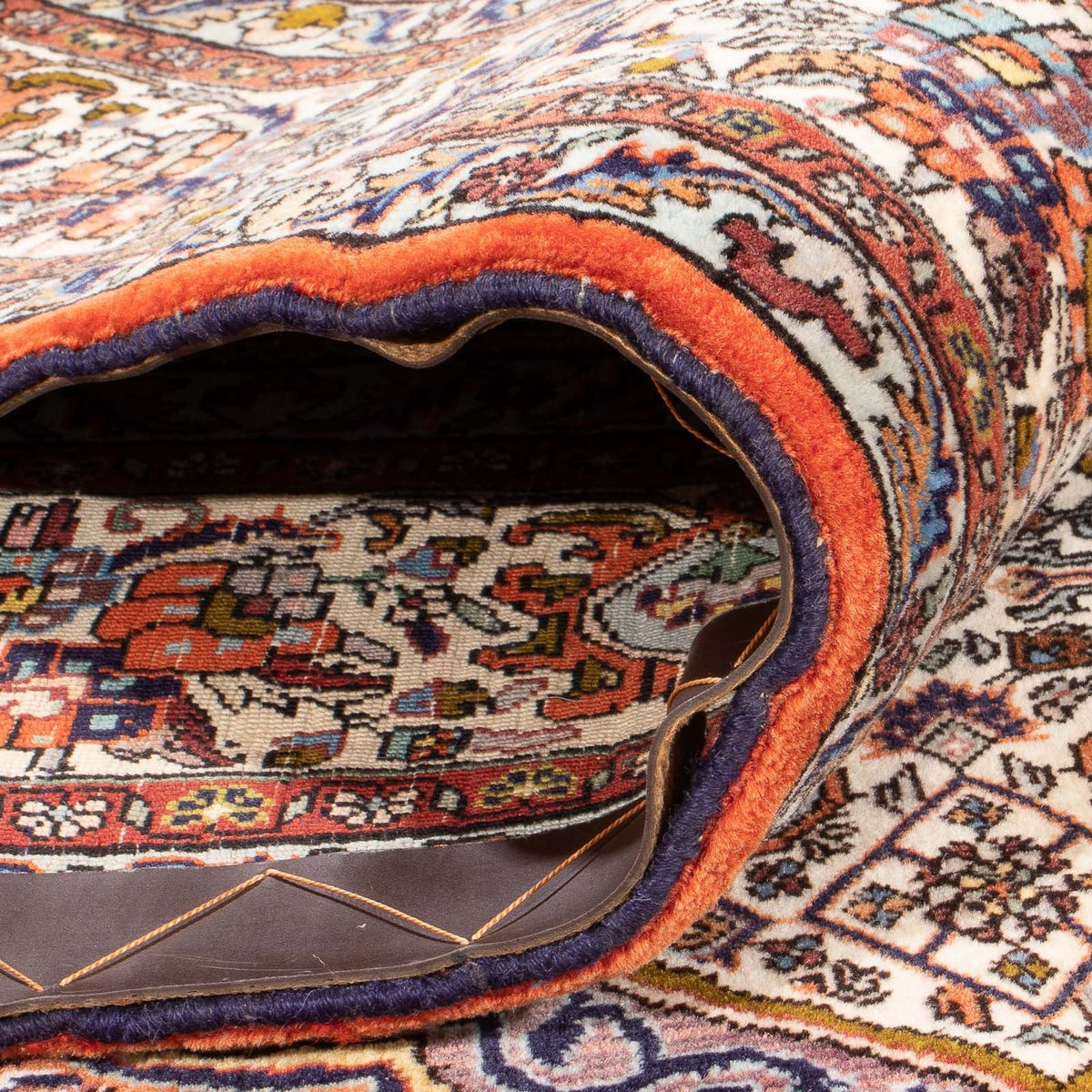 Dywan perski - Bijar - 312 x 205 cm - pomarańczowy