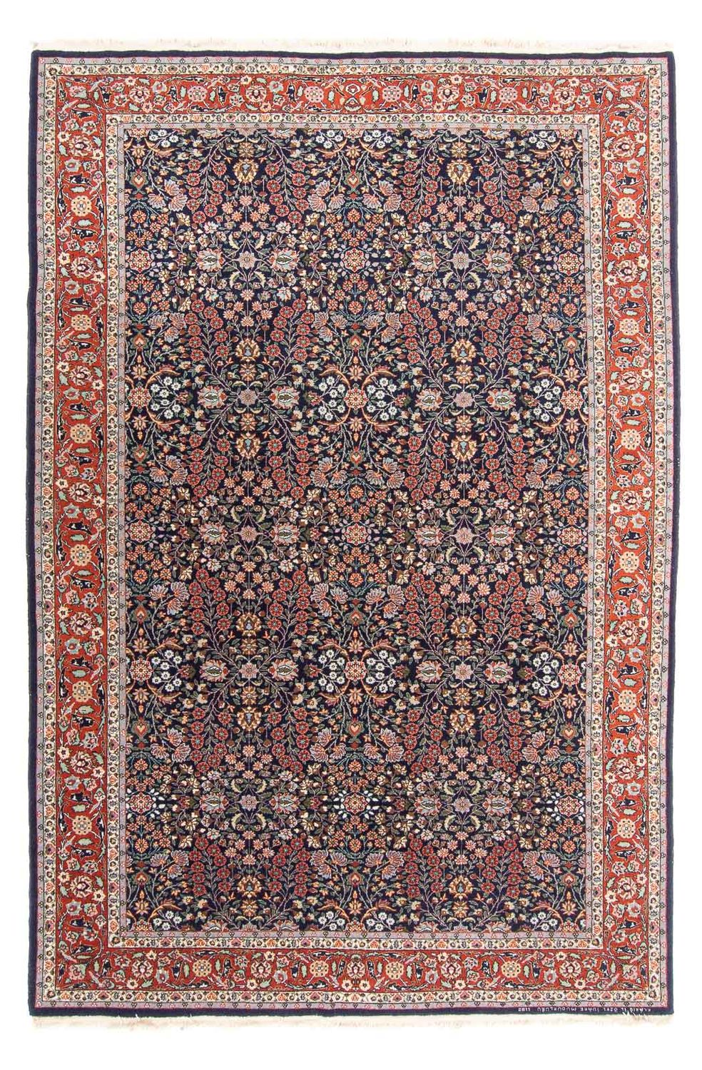 Orientalny dywan - Hereke - 290 x 187 cm - ciemnoniebieski