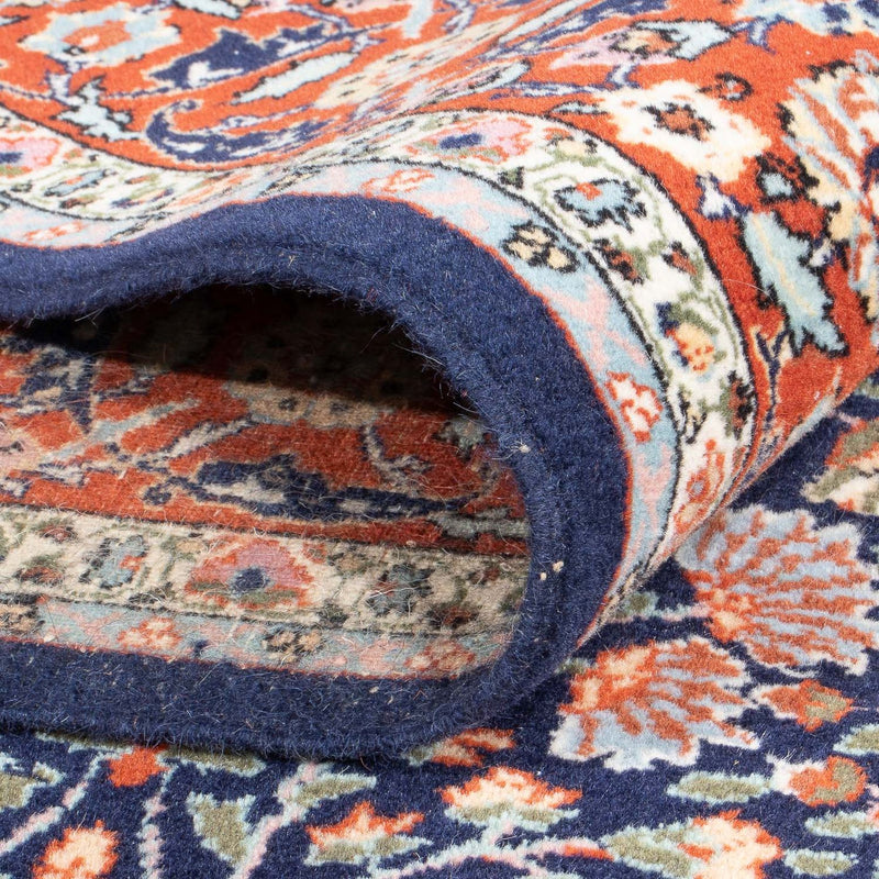 Orientalny dywan - Hereke - 290 x 187 cm - ciemnoniebieski