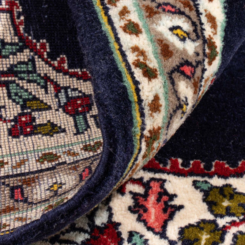 Dywan perski - Tabriz - Królewski - 96 x 76 cm - ciemnoniebieski